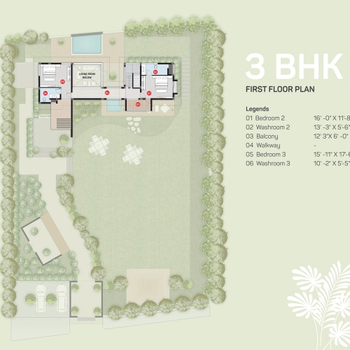 3-BHK Villa First Floor